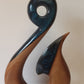 Hei matau sculpture with resin