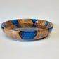 Wood and resin serving bowl